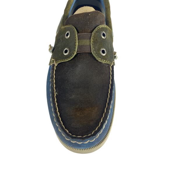 Sperry Top Sider non marking Blue boat shoes size 11.5 - Picture 5 of 10